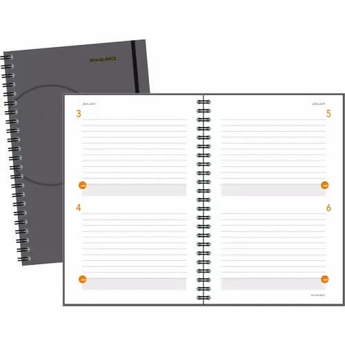 AT-A-GLANCE® Plan. Write. Remember.® Planning Notebook Two Days Per Page