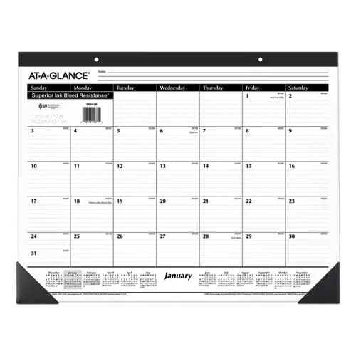 AT-A-GLANCE® Ruled Desk Pad