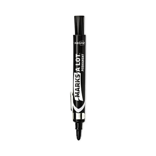 Avery® MARKS A LOT® Large Desk-Style Permanent Marker with Metal Pocket Clip