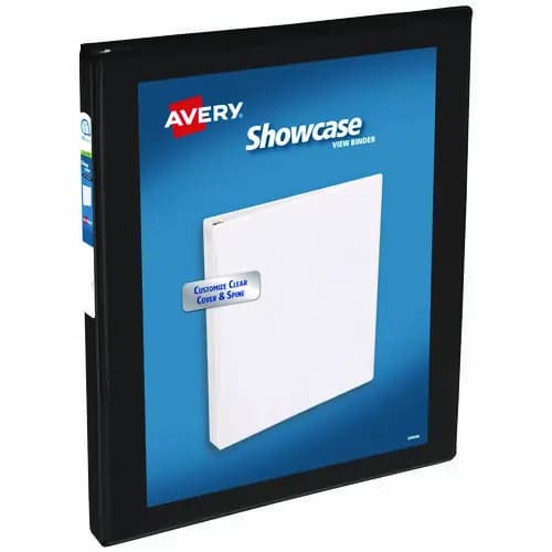 Avery® Showcase Economy View Binders with Slant Rings