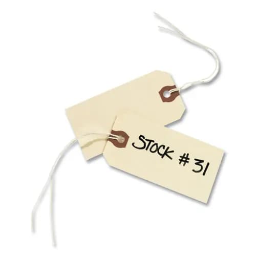 Avery® Strung Shipping Tags, Manila, 1000/Box