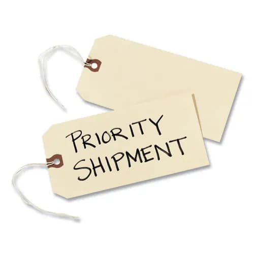 Avery® Strung Shipping Tags, Manila, 1000/Box
