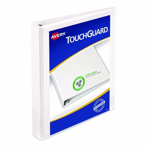 Avery® TouchGuard™ Protection Heavy-Duty View Binders with Slant Rings