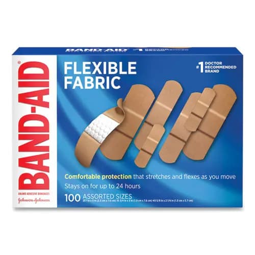 BAND-AID® Flexible Fabric Adhesive Bandages
