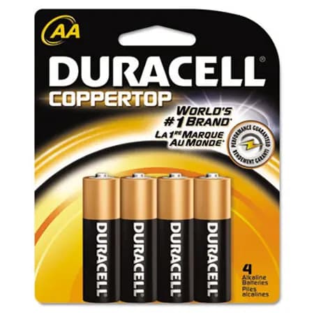 Battery, alkln, AA, 4pk, 1.5V