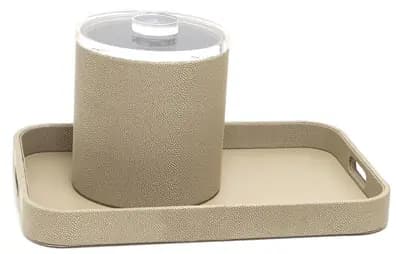 Belize Handled Service Tray, Dune 18″ x 12″