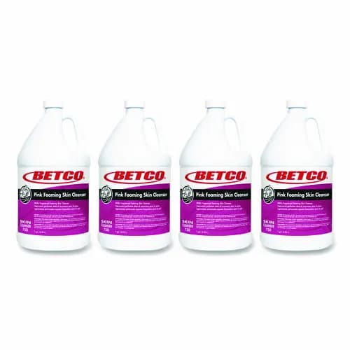 Betco® Pink Foaming Skin Cleanser Refill, Fresh Scent, 1 gal, 4/Carton