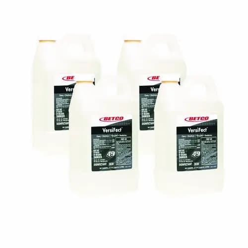 Betco® VersiFect Cleaner Disinfectant, Fresh Scent, 2 L Bottle, 4/Carton