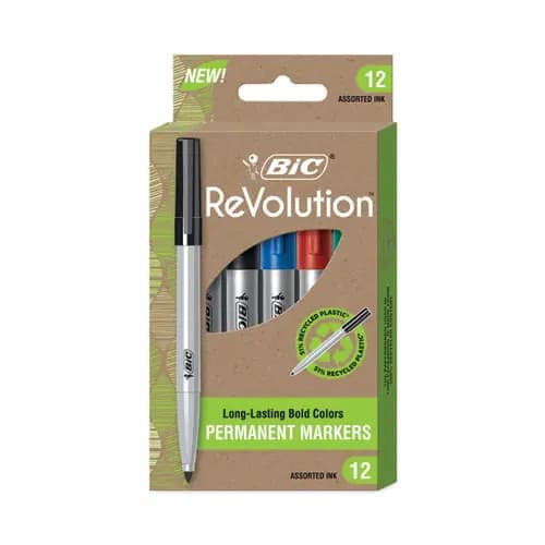 BIC® ReVolution Permanent Markers