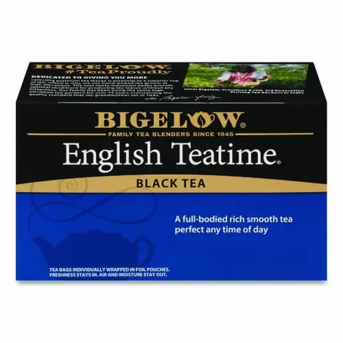 Bigelow® English Teatime Black Tea, 28 Tea Bags, 0.08 oz Each