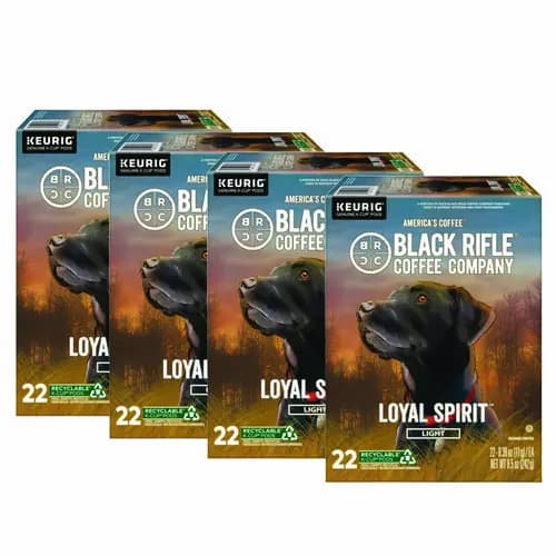 Black Rifle® Coffee Company Loyal Spirit Coffee K-Cups, 88/Carton