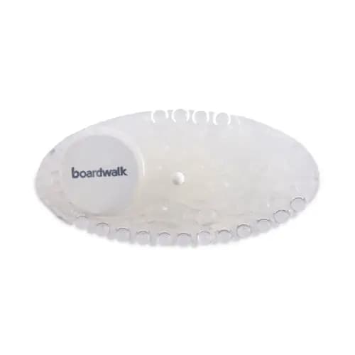Boardwalk® Curve Solid Air Freshener, Mango, Clear, 10/Box