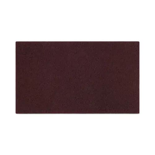 Boardwalk® Deep Scrub Pads, Maroon, 10/Carton