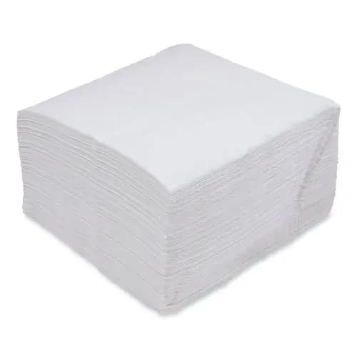 Boardwalk® Dinner Napkin, 1-Ply, 17 x 17, White, 250/Pack, 12 Packs/Carton