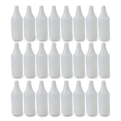 Boardwalk® Embossed Plastic Spray Bottle, 32 oz, Clear, 24/Carton