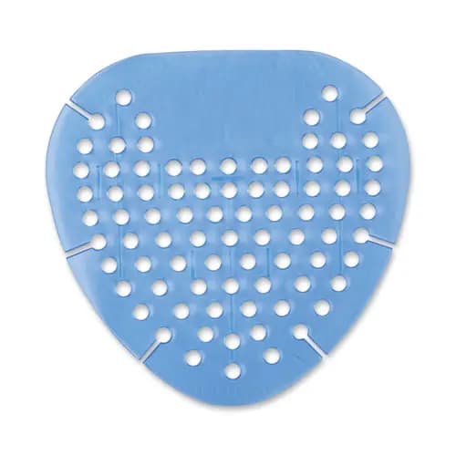 Boardwalk® Gem Urinal Deodorizer Screen, Cotton Blossom Scent, Blue, 12/Box