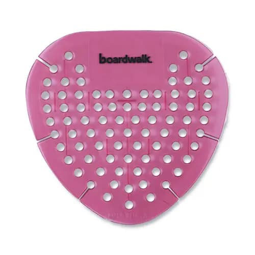 Boardwalk® Gem Urinal Deodorizer Screen, Spiced Apple Scent, Red, 12/Box