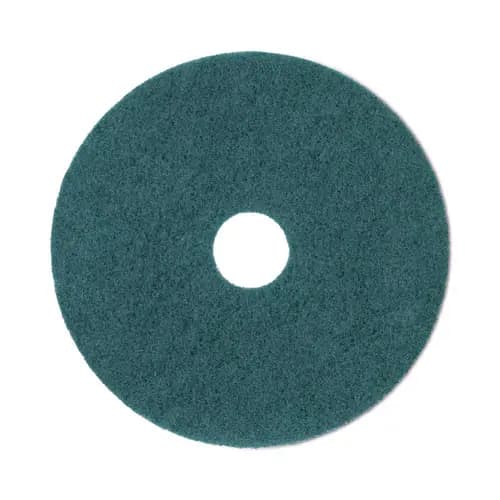 Boardwalk® Heavy-Duty Scrubbing Floor Pads, 20" Diameter, Green, 5/Carton