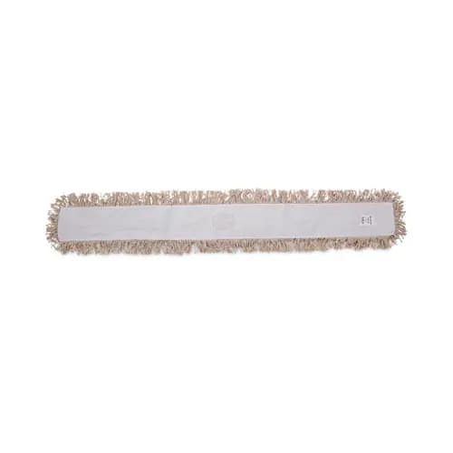Boardwalk® Industrial Dust Mop Head, Hygrade Cotton, 60" x 5", White