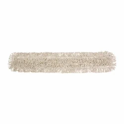 Boardwalk® Mop Head, Dust, Cotton, 48 x 3, White