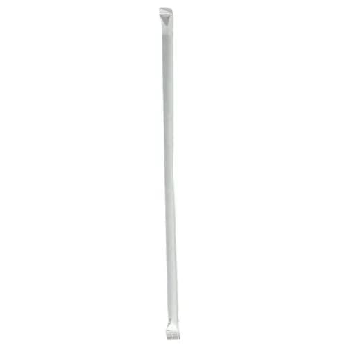 Boardwalk® Wrapped Giant Straws, 10.25", Polypropylene, Black, 1,200/Carton