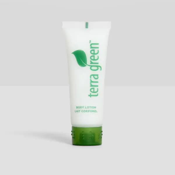 Body Lotion – Terra Green, Screw Cap Tube, Lemongrass, 19 ml, Case of 600
