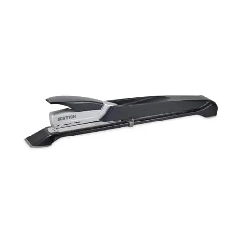 Bostitch® Long Reach Stapler, 25-Sheet Capacity, 12" Throat, Black/Silver
