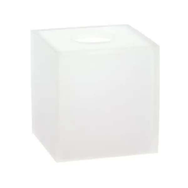 Boutique Tissue Holder: GHOST WHITE FROST