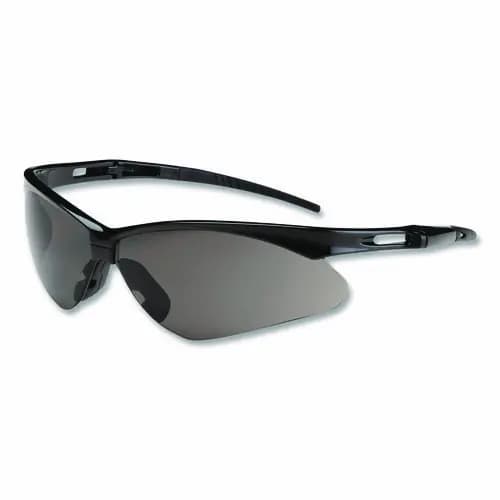 Bouton® Anser Optical Safety Glasses, Black Frame, Gray Lens