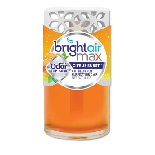 BRIGHT Air® Max Scented Oil Air Freshener, Citrus Burst, 6/Carton