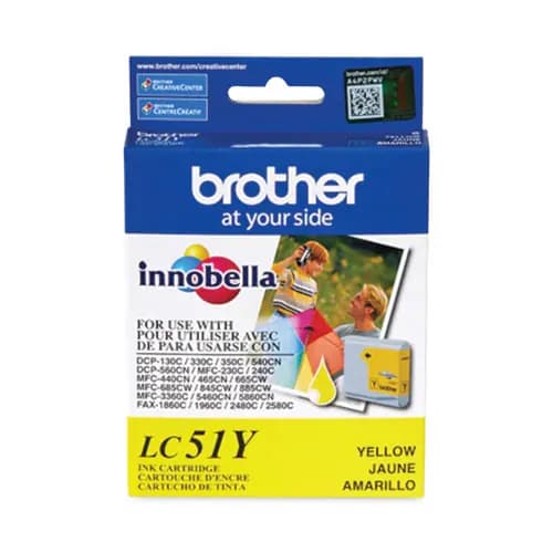Brother LC51BK, LC51C, LC51HYBK, LC51M, LC51Y Ink