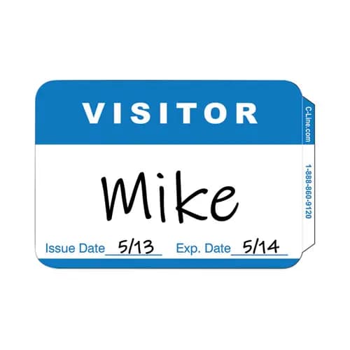 C-Line® Self-Adhesive Name Badges