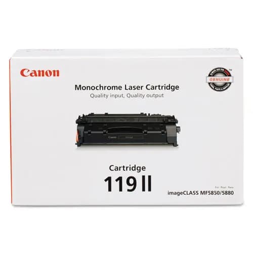 Canon® 3480B001 (CRG-119 II) High-Yield Toner Cartridge, Black, 6,400 Page Yield
