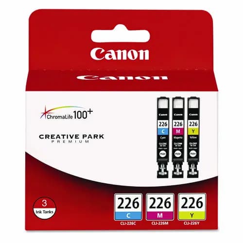 Canon® 4547B005 (CLI-226) Ink, Cyan/Magenta/Yellow, 3/Pack
