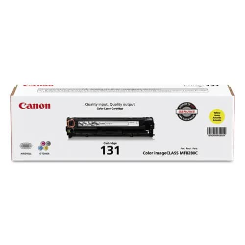 Canon® 6269B001 (CRG-131) Toner Cartridge, Yellow, 1,500 Page Yield