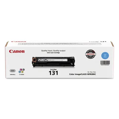 Canon® 6271B001 (CRG-131) Toner Cartridge, Cyan, 1,500 Page Yield