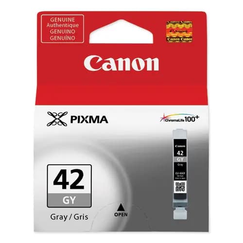 Canon® 6390B002 (CLI-42) ChromaLife100+ Ink, Gray
