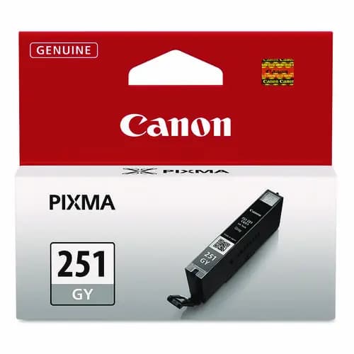 Canon® 6517B001 (CLI-251) ChromaLife100+ Ink Cartridge, Gray, 780 Page-Yield