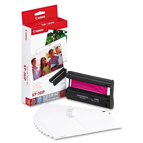 Canon® 7737A001 (KP-36IP) Ink/Paper Combo, Tri-Color