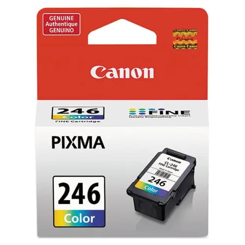 Canon® 8281B001 (CL-246) ChromaLife100+ Tri-Color Ink Cartridge, 180 Page Yield