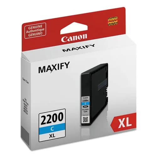 Canon® 9268B001 (PGI-2200XL) High-Yield Ink Cartridge, Cyan, 1,700 Page Yield