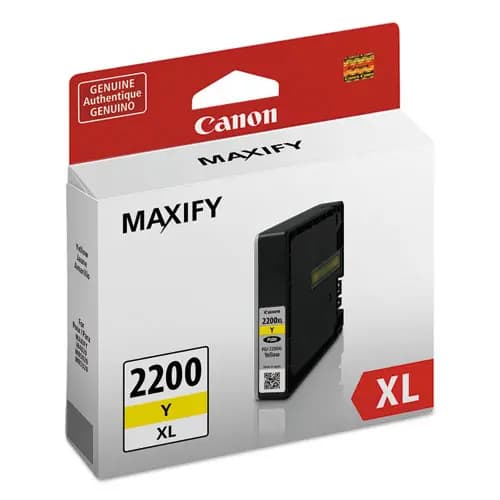 Canon® 9270B001 (PGI-2200XL) High-Yield Ink Cartridge, Yellow, 1,520 Page Yield