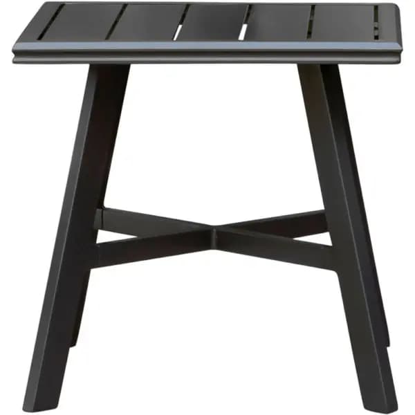 Cape Soleil Commercial Aluminum Furniture – 22″ Slat Side Table