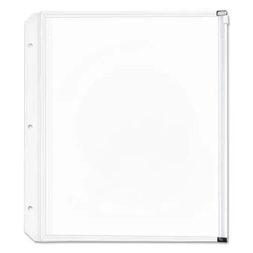 Cardinal® Expanding Zipper Binder Pockets, 8.5 x 11, Clear, 3/Pack