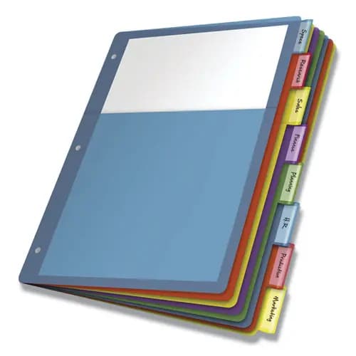 Cardinal® Poly Index Dividers