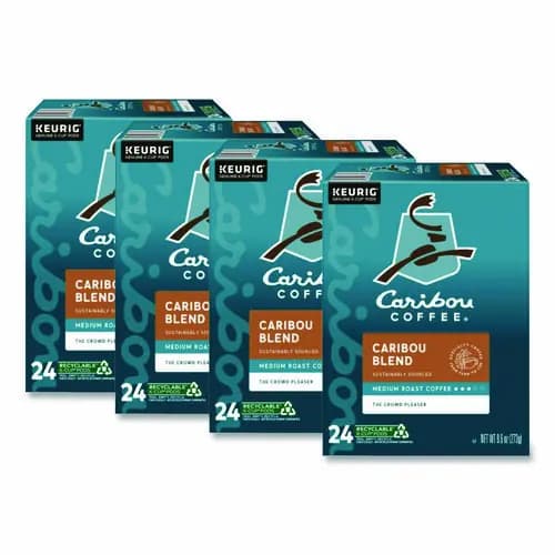 Caribou Coffee® Caribou Blend Coffee K-Cups, 96/Carton