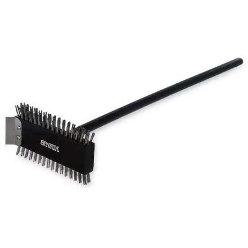 Carlisle Sparta Broiler Master Grill Brush & Scraper with Handle