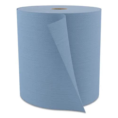 Cascades PRO Tuff-Job Spunlace Towels, Jumbo Roll, Blue, 475 Towels/Roll