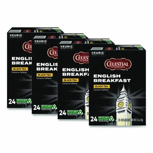 Celestial Seasonings® English Breakfast Black Tea K-Cups, 96/Carton