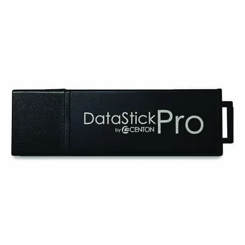 Centon DataStick Pro USB 3.2 Type A Flash Drive, 128 GB, Black